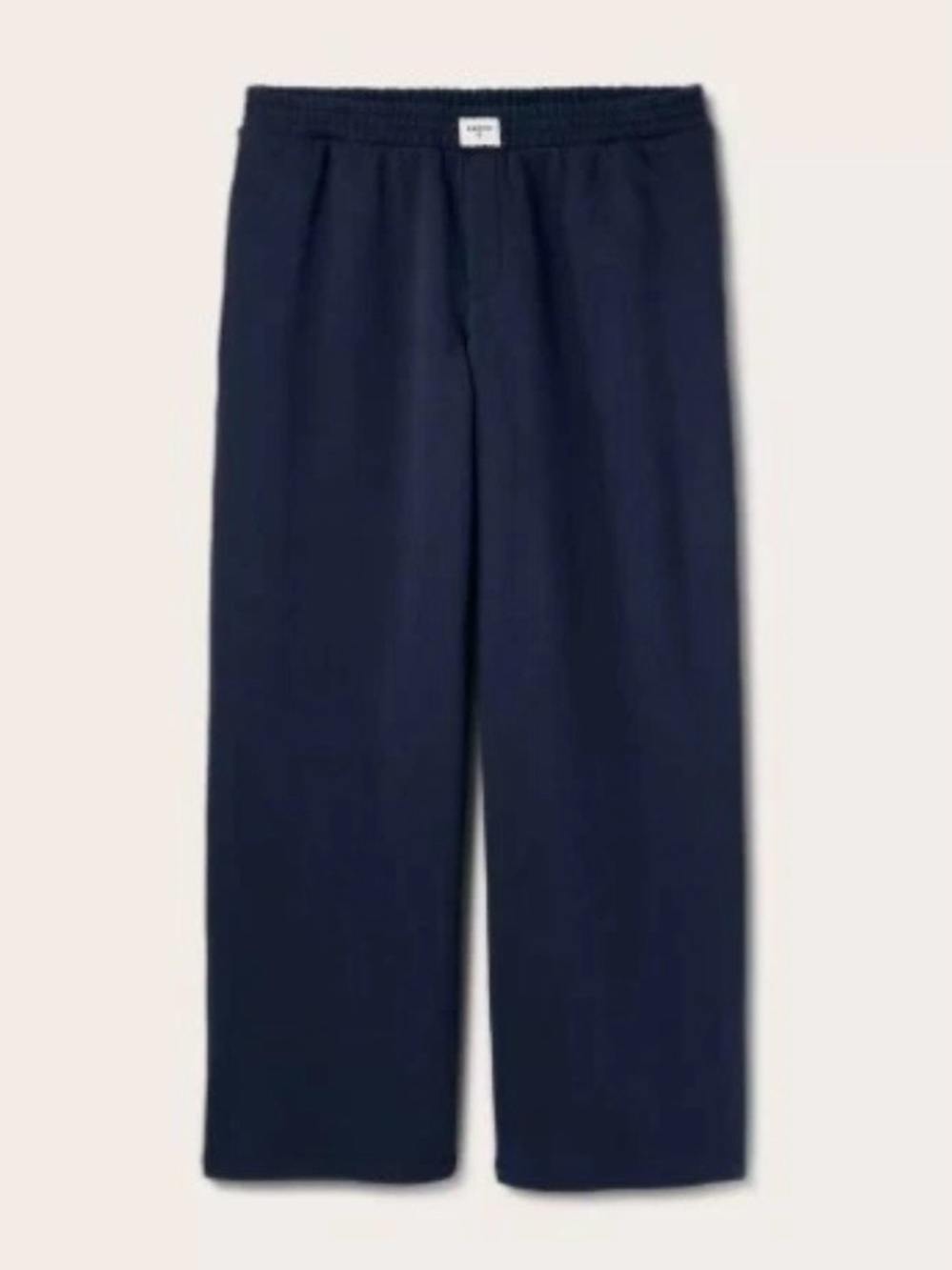Women's High-Rise Boxer Sweatpants Parke x Target Navy Blue LARGE NWT